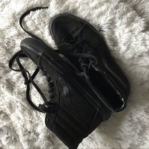Vans All Black High Tops
